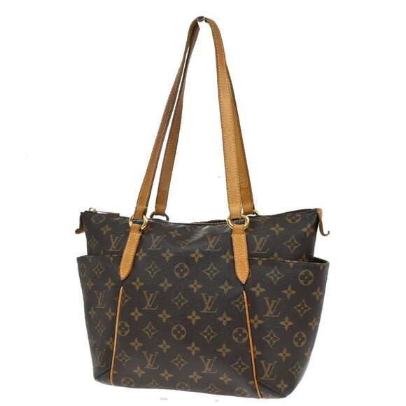 LOUIS VUITTON Logo Totally PM Shoulder Bag Monogram Leather Brown - Picture 2 of 15